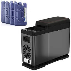 Компресорний автохолодильник (підлокітник) Alpicool CF8. Охолодження до -15℃, Темно-сірий