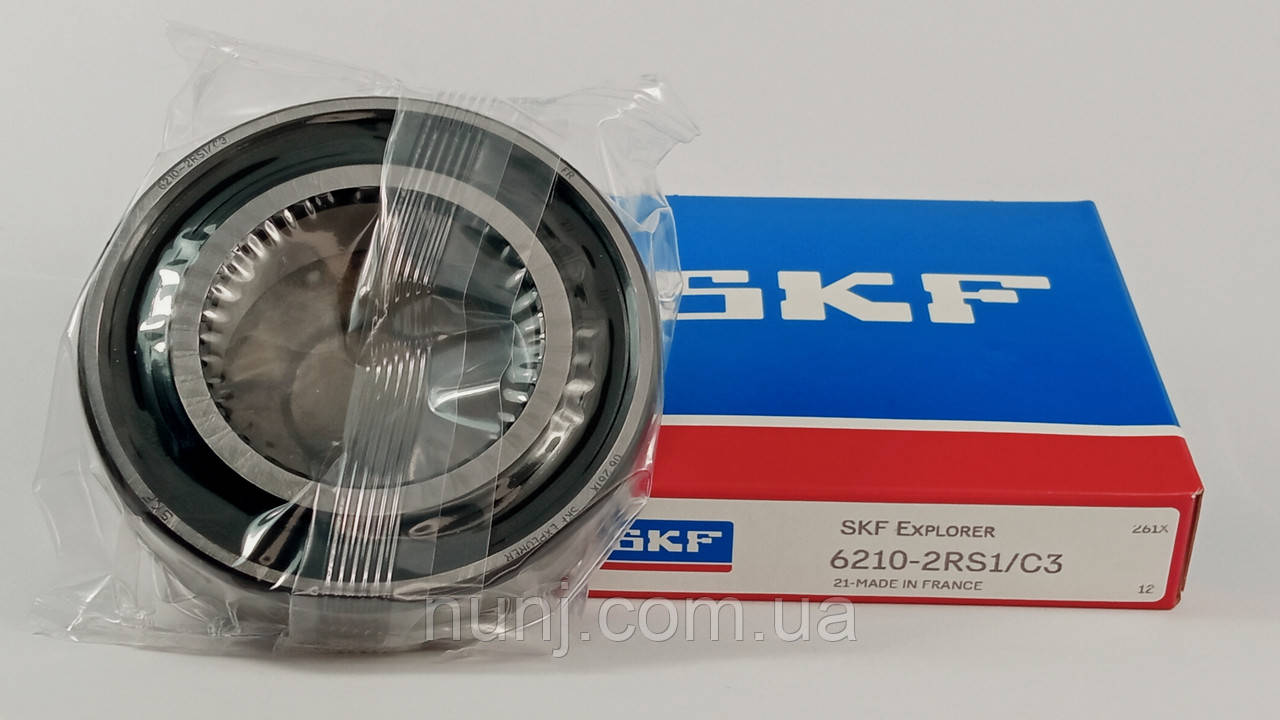 Підшипник 6210 2RS C3 SKF (180210 70), фото 1