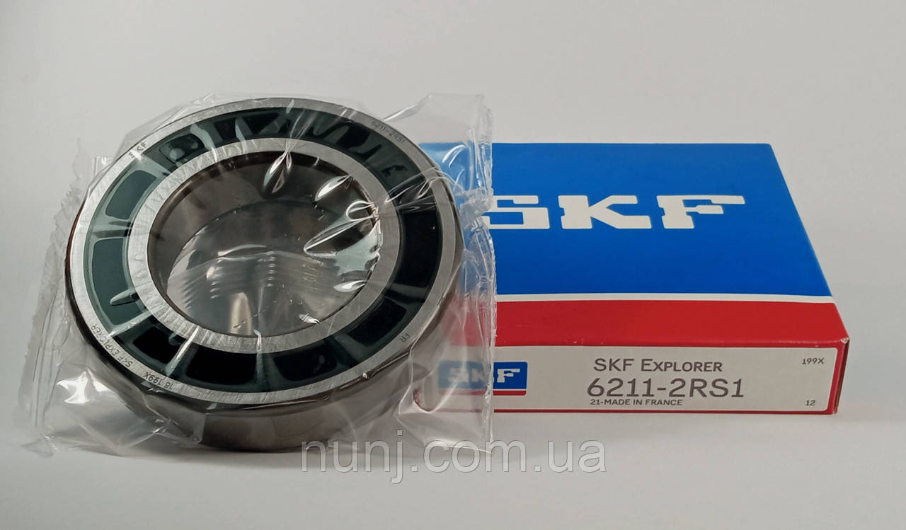 Підшипник 6211 2RS SKF (180211), фото 1