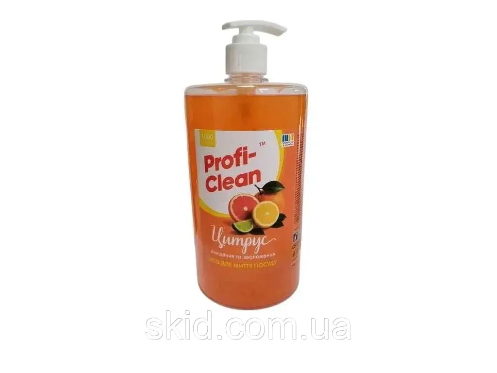 Засіб для миття посуду Profi-Clean 1л Цитрус, фото 1