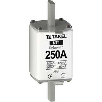 Плавка вставка предохранителя NT1 250А