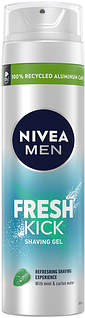 Гель для гоління Nivea Men Fresh Kick, 200 мл 02760