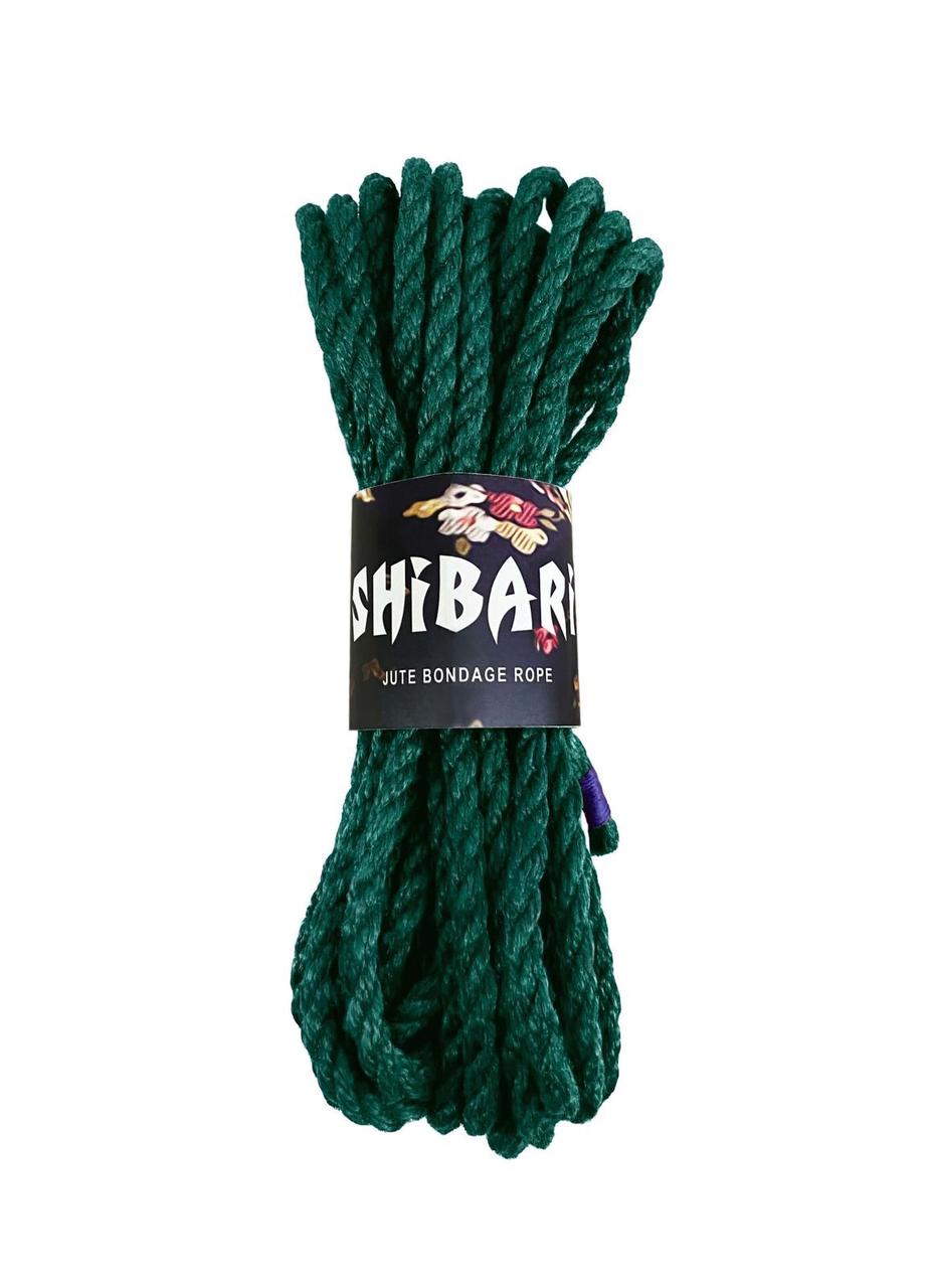 Джутова мотузка для Шибарі Feral Feelings Shibari Rope, 8 м зелена
