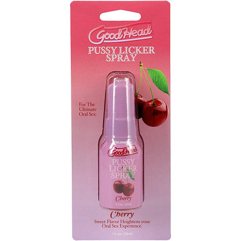Спрей для кунілінгу Doc Johnson GoodHead Pussy Licker Spray — Cherry 29 мл, фото 2