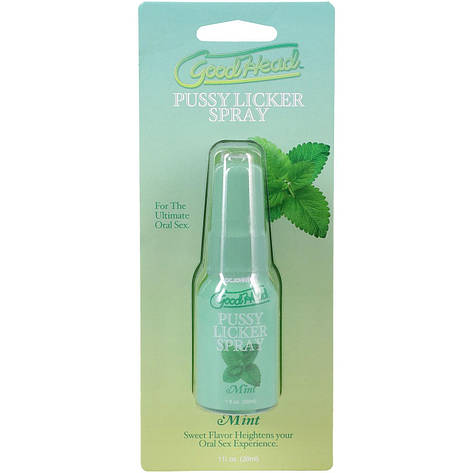 Спрей для кунілінгу Doc Johnson GoodHead Pussy Licker Spray — Mint 29 мл, фото 2