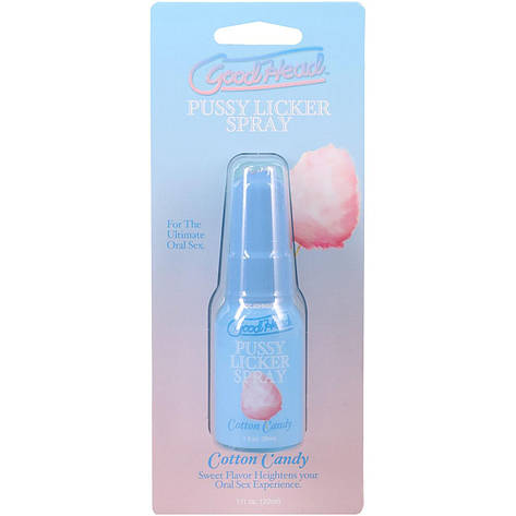 Спрей для кунілінгу Doc Johnson GoodHead Pussy Licker Spray — Cotton Candy 29 мл, фото 2