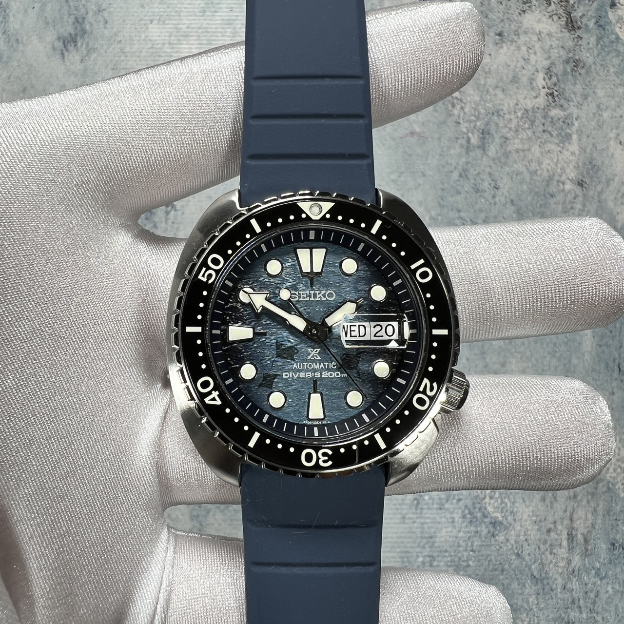 Чоловічий годинник Seiko Prospex SRPF77J1 SRPF77K1 Turtle Diver's Automatic Save The Ocean Special Edition, фото 1