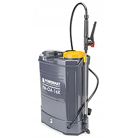 Обприскувач акумуляторний 16 л, 12 В, 8 Аг, 4,5 кг Powermat PM1001 акумуляторний обприскувач riven
