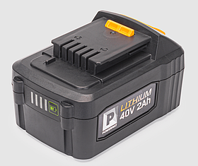 Акумуляторна батарея для газонокосарки 40 В, 2 Ач Powermat PM1129 батарея для газонокосарки riven