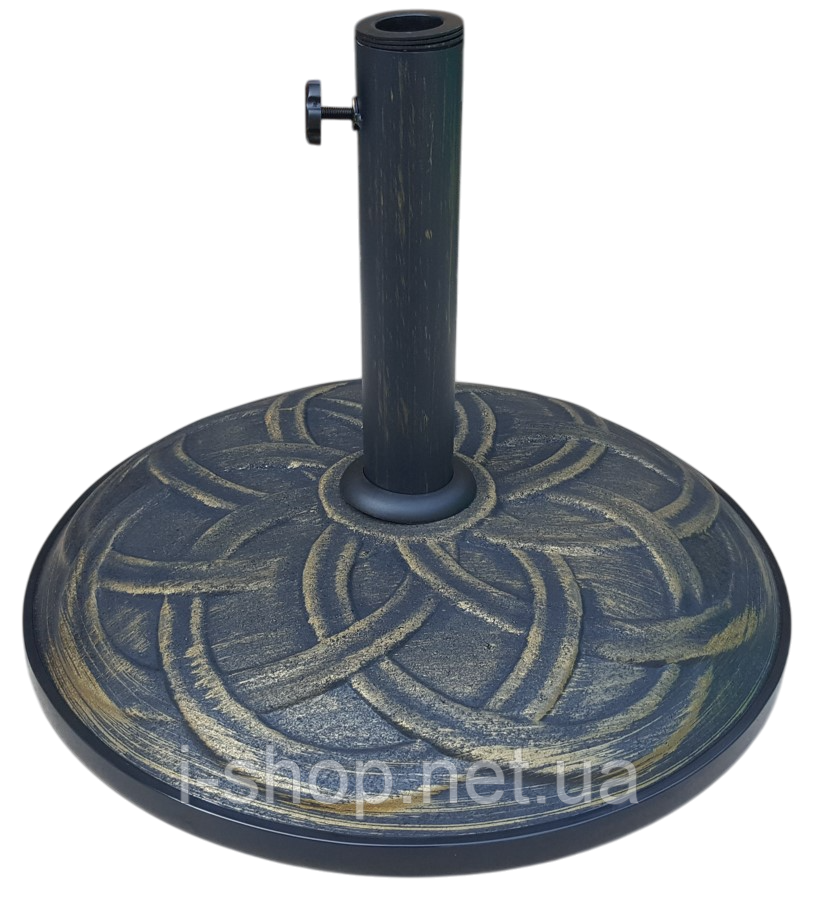 Підставка для парасолі Time Eco TE-BR-25 бетонна, бронзова, 25 кг