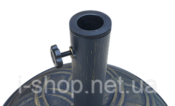 Підставка для парасолі Time Eco TE-BR-25 бетонна, бронзова, 25 кг, фото 2