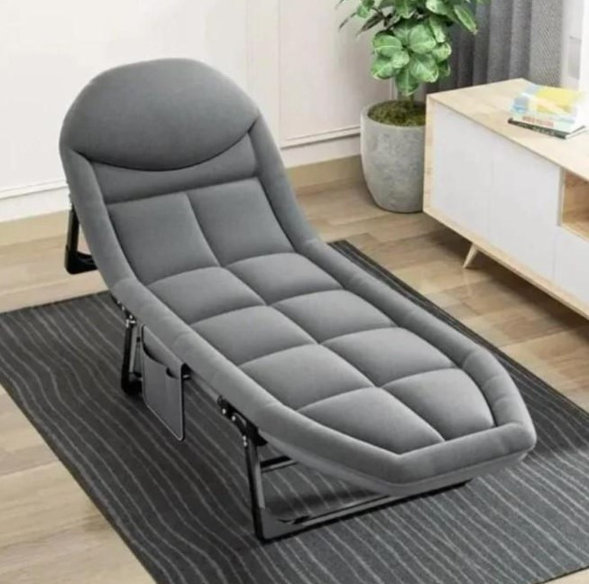 Розкладне ліжко Комбат Jet Folding-Bed крісло-лежак з подушкою та матрацом 180×60×30, фото 1