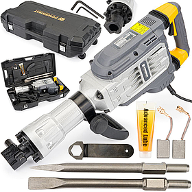 Великий відбійний молоток 3300 Вт, 65 Дж Powermat PM0829 електричний відбійний молотки riven