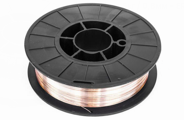 Дріт зварювальний обміднений 5кг/0,8мм Powermat PM0013 al riven, фото 1