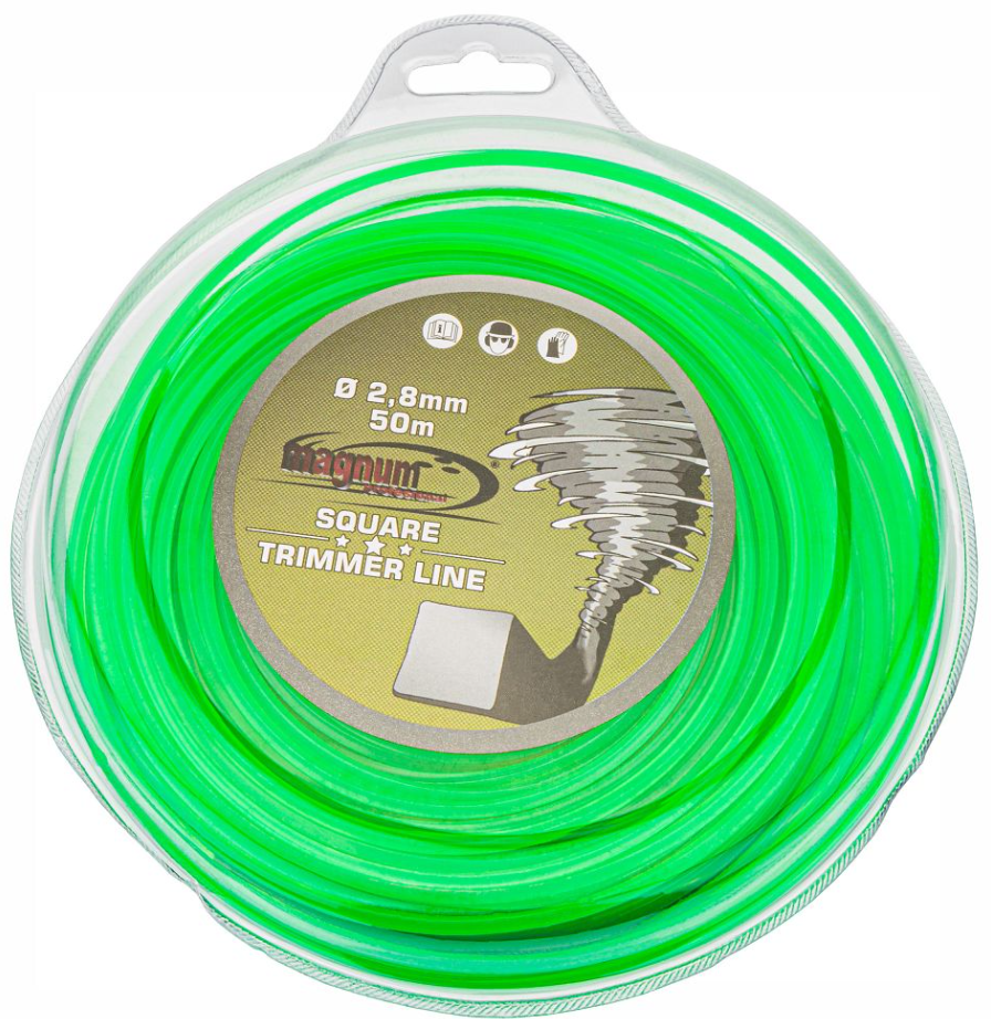 Ліска для тримера 50 м, 2,8 мм ŻYŁKA_2.8_50 ліска для мотокоси riven, фото 1