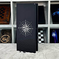 Нарди скляні Роза вітрів з вітрильником — стильний подарунок з можливістю персоналізації, фото 4