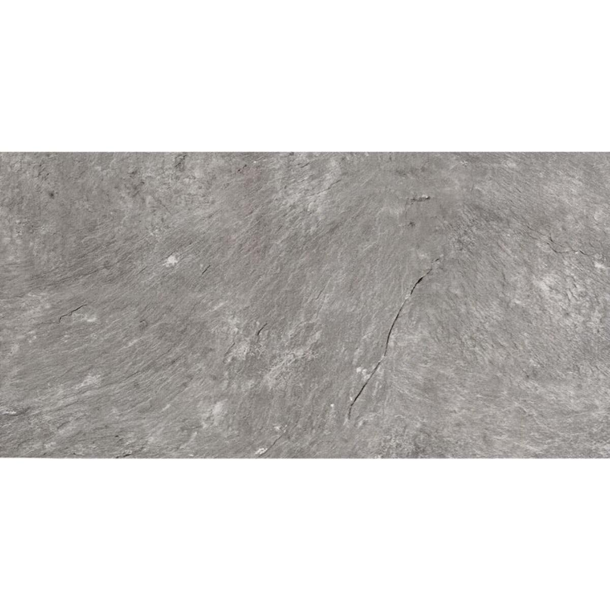 Самоклеюча вінілова плитка 600х300х1,5мм Сріблястий мармур, ціна за 1 шт. (СВП-103) Глянець SW-00000290