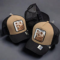 Мужская кепка тракер с сеткой Goorin Bros Гурин Брос черная стильная новинка