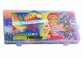 Набір гумок для плетіння браслетів 26х13 см