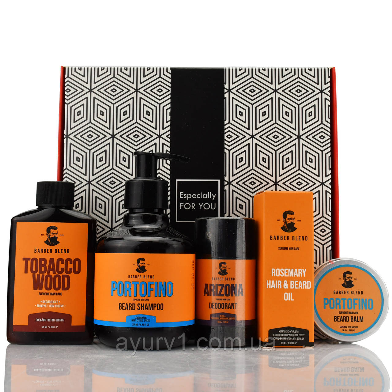Подарунковий набір BARBER BLEND «Чоловічий стиль і догляд»