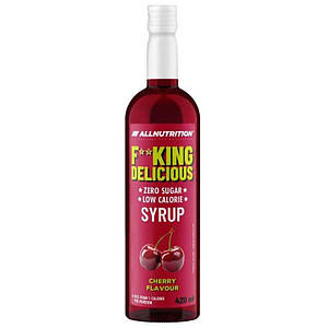 Сироп без цукру AllNutrition Fitking Delicious Syrup Zero 420 мл вишня