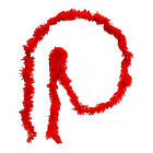 Боа карнавальне ЧЕРВОНЕ тонке з пуху  (2 шт.)