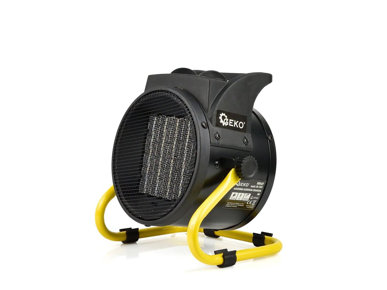 Керамічний електронагрівач потужністю 2 кВт Geko G80407