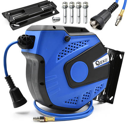 Шланг пневматичний на котушці Geko G03191, фото 1