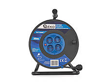 Подовжувач на котушці 30 м Geko G17508, фото 2