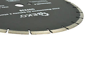 Алмазний диск по бетону 350х25,4 мм Geko G00238, фото 2