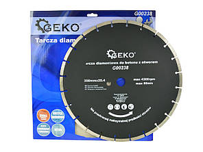 Алмазний диск по бетону 350х25,4 мм Geko G00238, фото 3