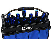 Відкрита сумка для інструментів із металевою ручкою Geko G10860, фото 4