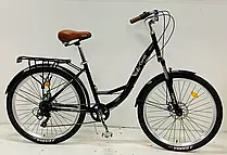 Велоcипед міський Corso «Viola» 26" дюймів VL-26520 (1) рама сталева 17’’, обладнання Shimano 21 швидкість