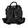 Шкіряний жіночий рюкзак Olivia Leather A25F-FL-89195-1A чорний, фото 3