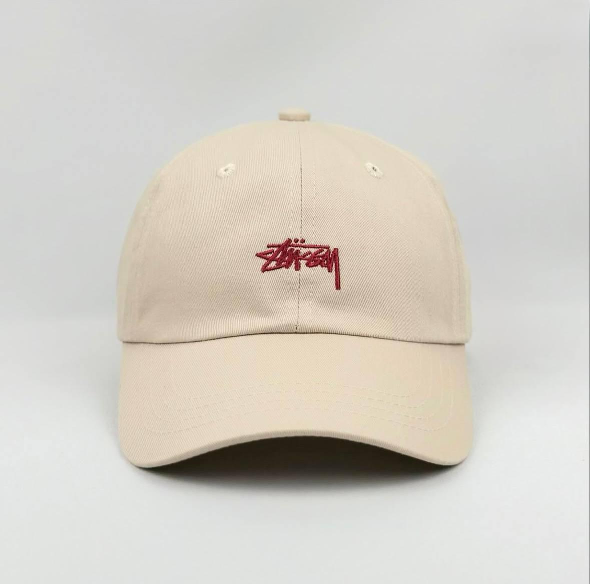 Кепка-бейсболка коттонова “Stussy” Кремовий, фото 1