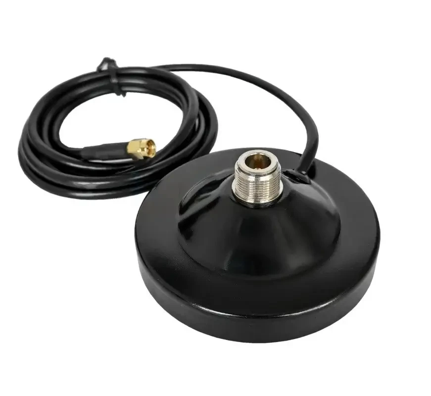 Магнітна база N-Female з кабелем RG58U 3м SMA-Male, на дах авто, для РЕБ