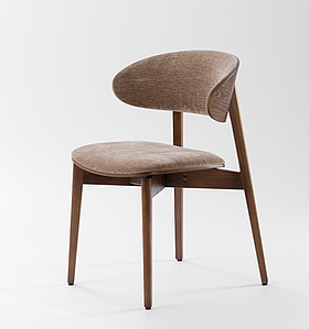 Стілець з масиву дерева Орто Max горіх TM Oleksenko