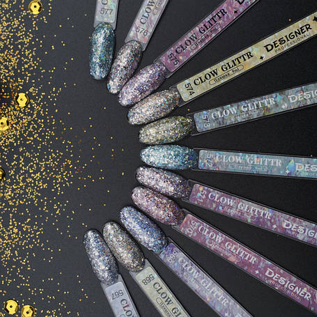 Гель-лаки з блискітками