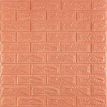 3D панель самоклеюча 700x700x7мм цегла Пудра SW-00001800