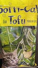 Наповнювач Soffi-Cat Tofu 6л для котячих туалетів гіпоалергенний  (Соффі-Кет Тофу)
