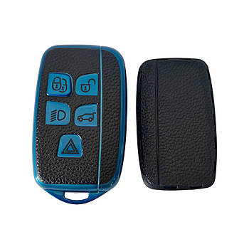 Чохол для ключа Land Rover синій