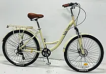 Велоcипед міський Corso «Viola» 26" дюймів VL-26704 рама сталева 17’’, обладнання Shimano 21 швидкість