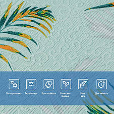 Панель стінова 3D 680х670х4мм Папороть на світло-зеленому фоні (D) SW-00001984, фото 3