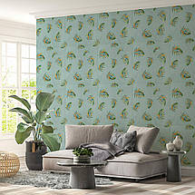 Панель стінова 3D 680х670х4мм Папороть на світло-зеленому фоні (D) SW-00001984, фото 4