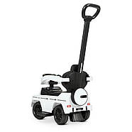 Дитяча каталка-толокар 653, Mercedes, з батьківською ручкою, фото 4