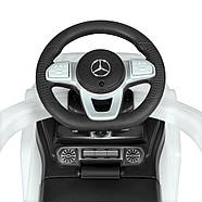 Дитяча каталка-толокар 653, Mercedes, з батьківською ручкою, фото 8