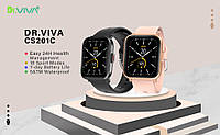 Смарт-годинник для чоловіків і жінок, Dr.VIVA CS201C рожеві PINK