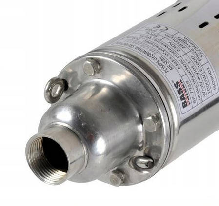 Глибинний насос шнековий 1000 Вт Bass Polska 7939-AL, Насос шнековий для води, Глибинна водяна помпа, фото 2