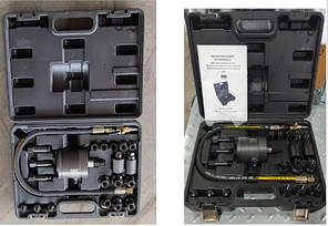 Пневматичний знімач форсунок Bass Polska 3181, Інжекторний знімач, Пневматичний молоток з адаптерами, фото 3