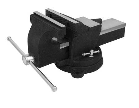 Поворотні лещата 125 мм Bass Polska 3261, Настільні лещата, Слюсарні лещата, фото 1